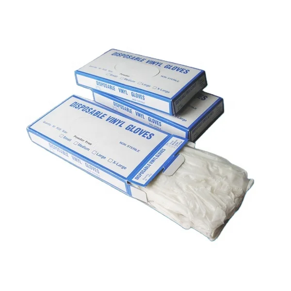 CE Quality Disposable Vinyl Gloves Powder Free with factory price