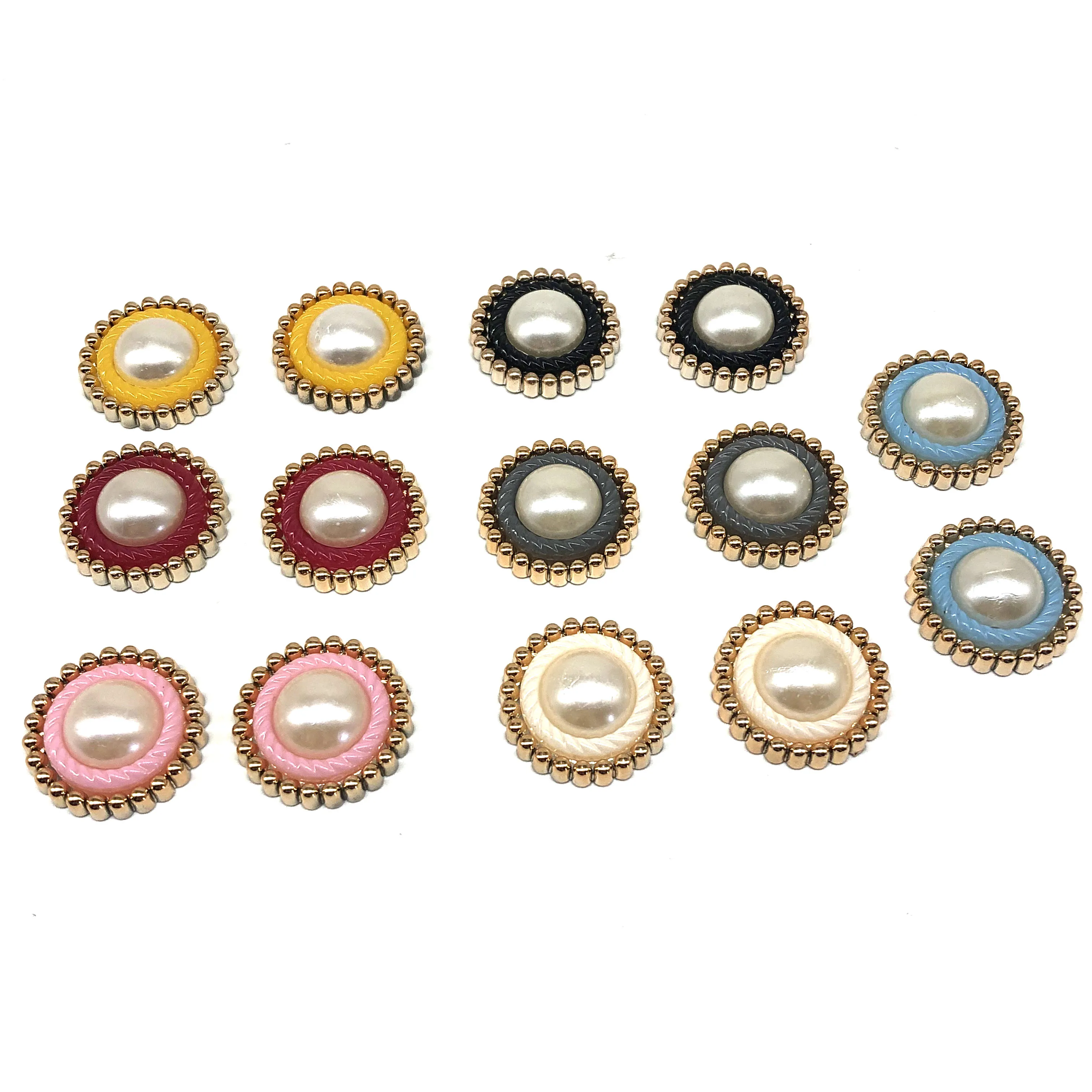 20mm half round pearl plastic rivet accessories decoration