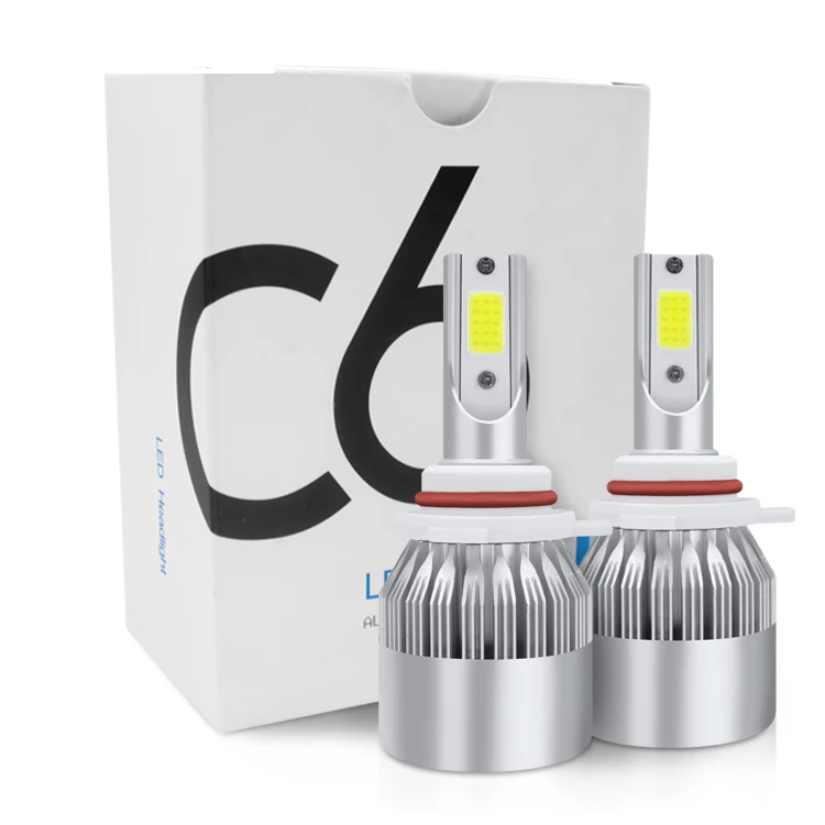 
Factory Super Bright 12000lm 3800LM COB 36W 72W C r e e Bombillo Kit Mini Lights H3 H7 9005 9006 H1 H4 led Headlight C6 