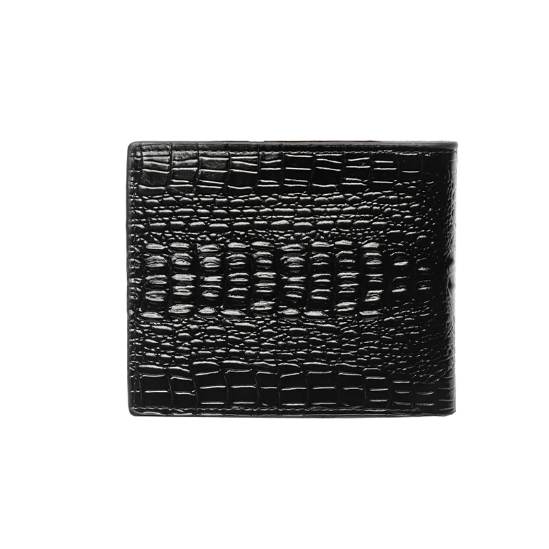 Men Mini wallet  Small Clutches Shoulder Bag Crocodile Leather men money bag Black small crossbody bag wallet