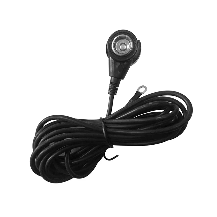 Banana Plug and Suction Cup Esd Grounding Wire Antistatic Grounding Cord for ESD Mat