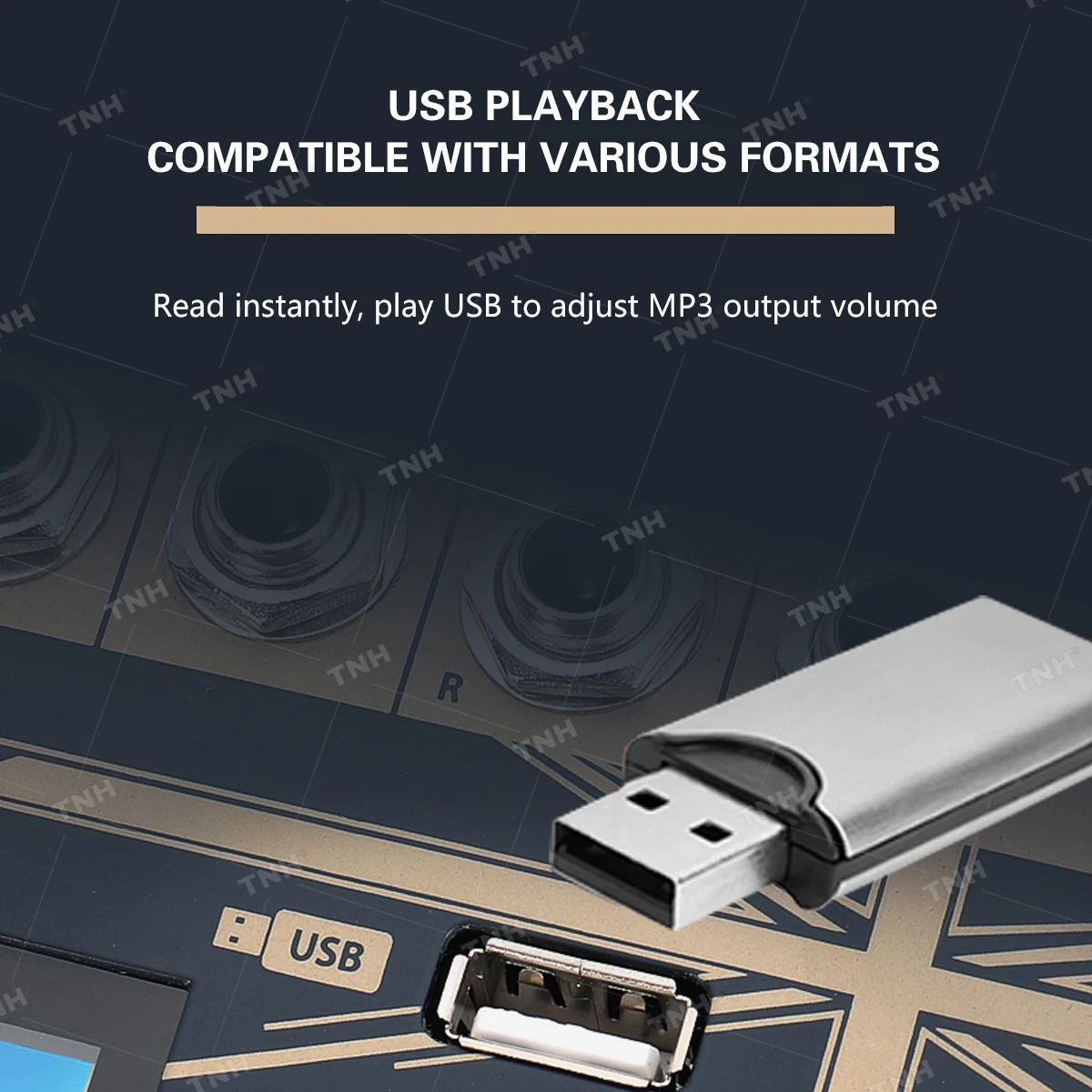 M08BT  Compact Analogue 8-channel dj controller/audio console mixer with Bluetooth for Home and Project Studio Use