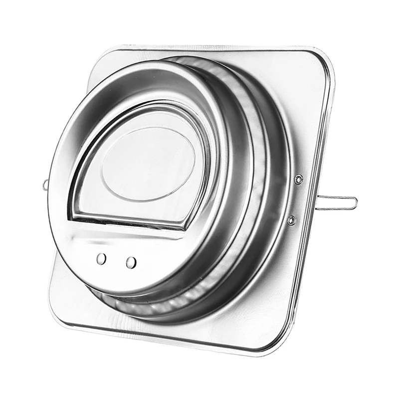 Kitchen Range Hood Exhaust Flue Anti-Odor Fire Valve Check Valve