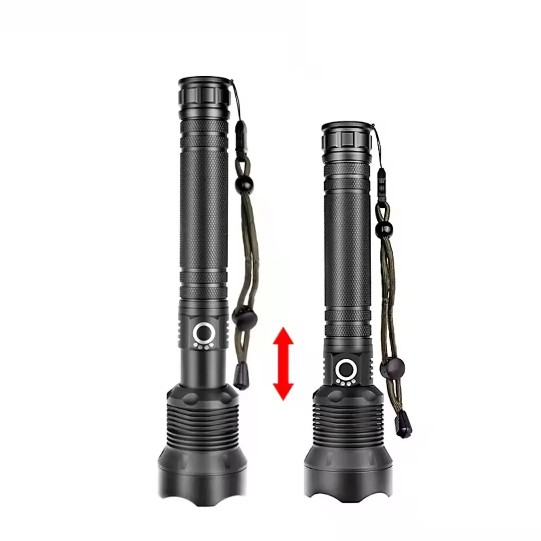 Super Bright High Intensity Torch 100000 Lumens High Power Touch Light Led Flashlight Torch Led Waterproof Flashlight  IP65