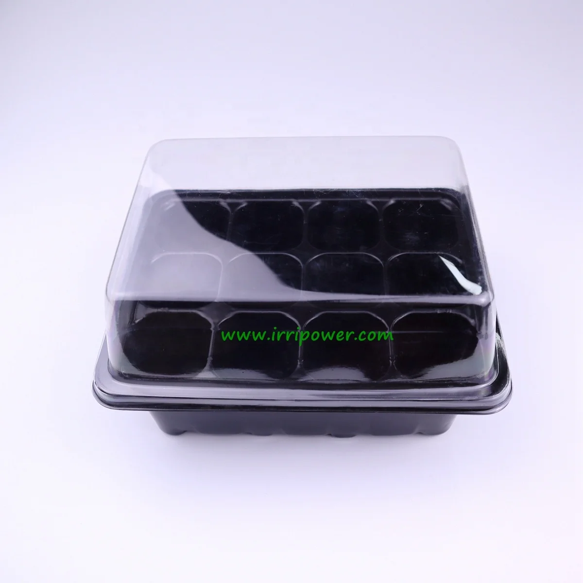 Seed Trays Kit 12 Cells Propagator Germination Tray with Holes Bases and Lids Seedling Tray Plant Grow Kit