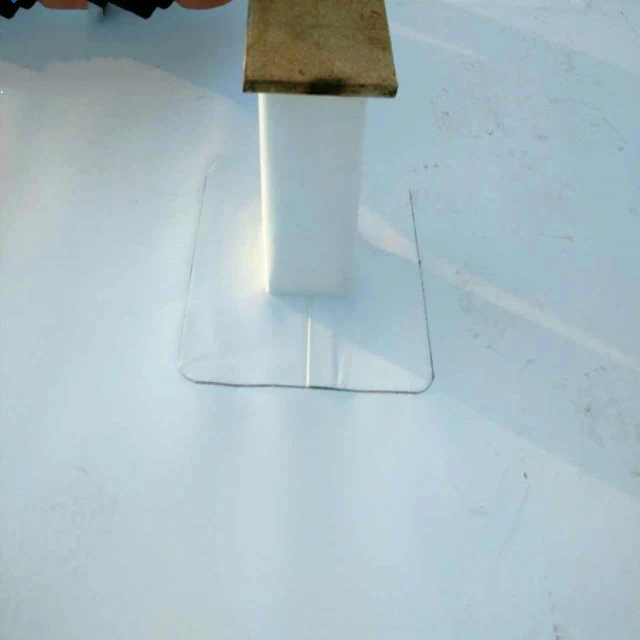 Manufacturer direct selling best quality reinforced fabric anti-UV PVC waterproofing membrane self adhesive waterproof membrane