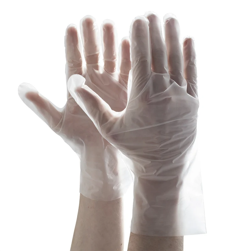 Cheap Plastic Food Grade Hand Gloves Elastic Waterproof Clear CPE Gloves disposable gloves