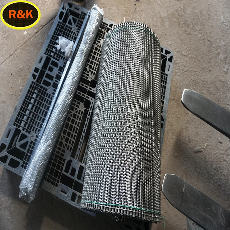 balanced stainless steel chain conveyor belt mesh weave wire mesh belt