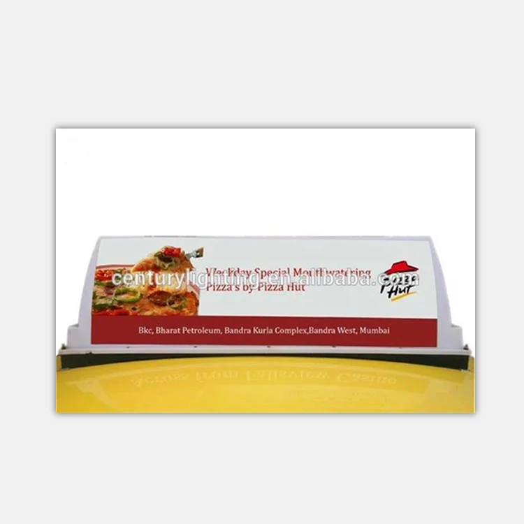 China Manufacturer lighted taxi roof sign