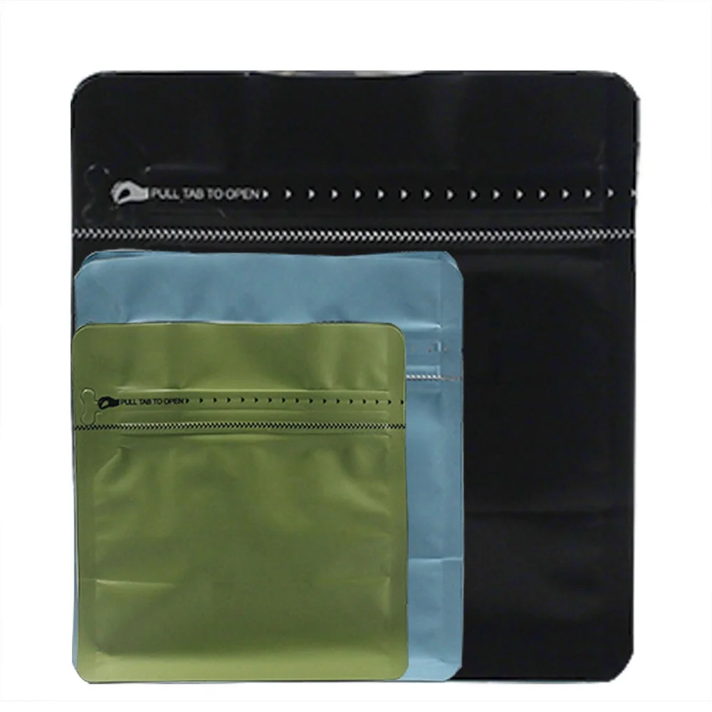 Custom Biodegradable Kraft Aluminum Foil Glossy Eight Side Gusset Sealed Tea Packing One Way Valve Coffee Bags