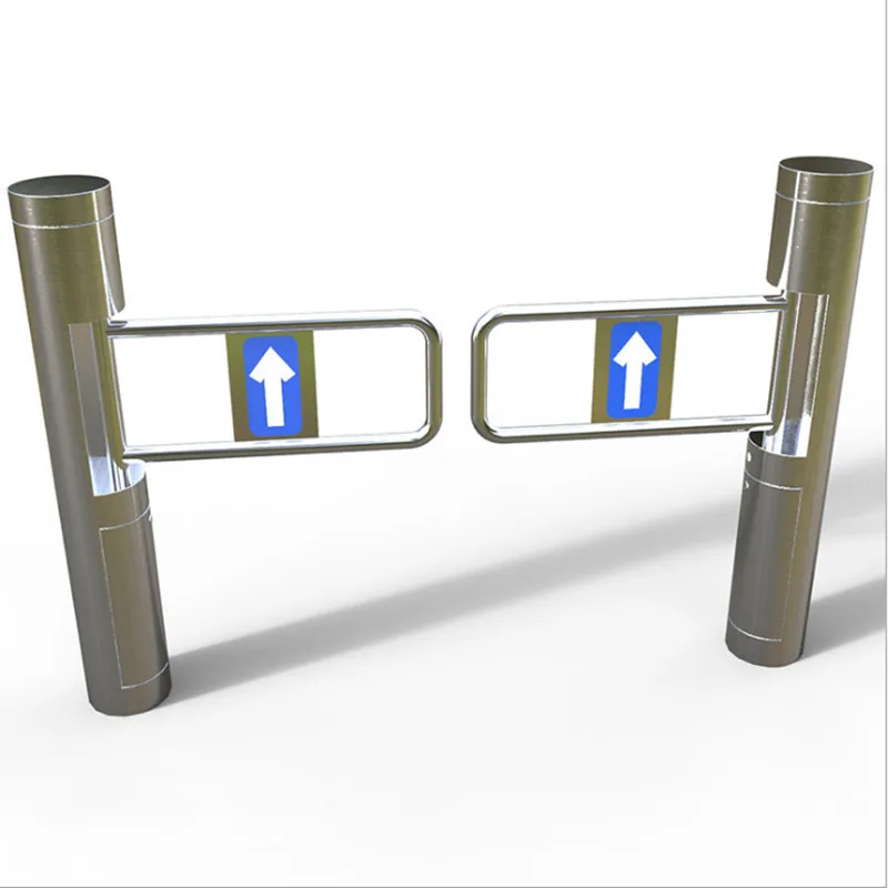 Worry-Free After-Sales Face Recognition Access Control System Waterproof Anti-Pinch Fully Automatic Swing Turnstile