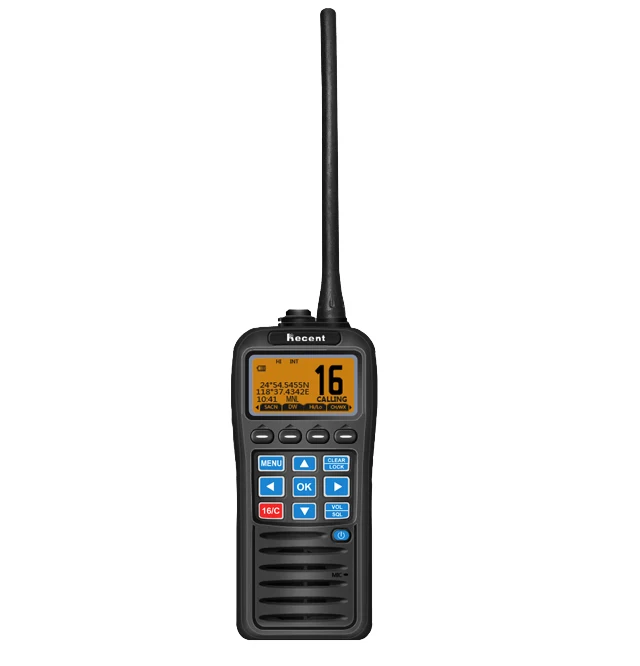 
Marine Handheld VHF DSC Radio Telephone /walkie talkie/ VHF transceiver (Built-in GPS, Built-in DSC, MOB function) 