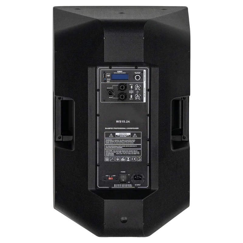 12-Inch 2-Way 400-Watt Plastic Active Powered Speakers with DSP Bluetooth for Stage for DJ Musicians in Small Venues