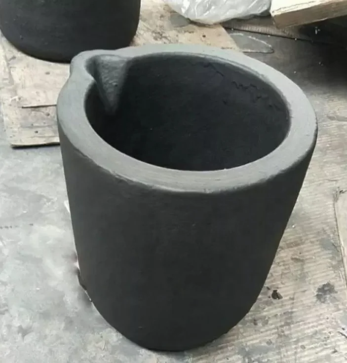 High temperature resistant graphite clay crucible manufacturers direct smelting metal