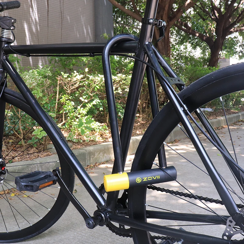 Manufacture Wholesales Anti Theft U Lock Bicycle Corrosion Resistance Bicycle Safety Lock Siren Alarm Lock