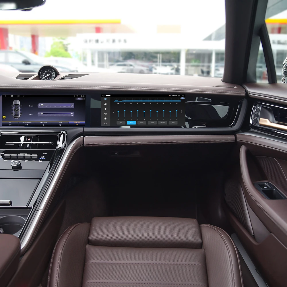 15 дюймов развлекательная система мультимедийный плеер для Porsche Panamera 2024 Android второй пилот смарт-экран автомобильное радио навигация