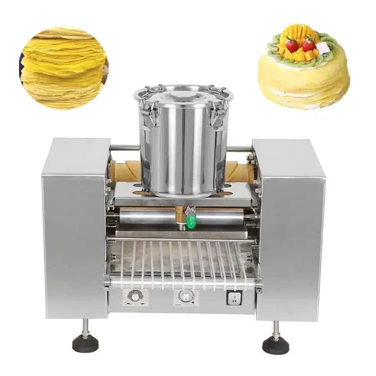Best Quality Crepe Cake Machine Rotating Pancake Crepe Maker Machine Automatic Crepe Machine Maker