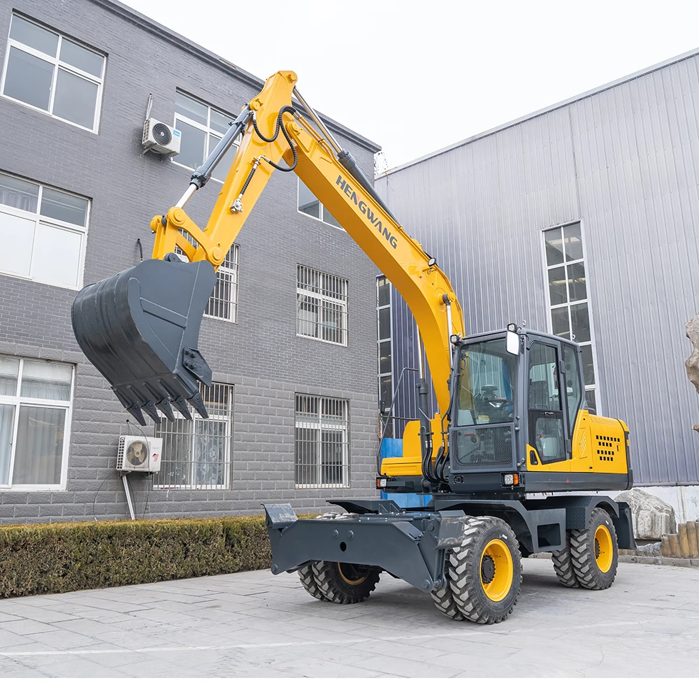 chinese mini bucket wheel excavator 15 ton machine wheeled excavator