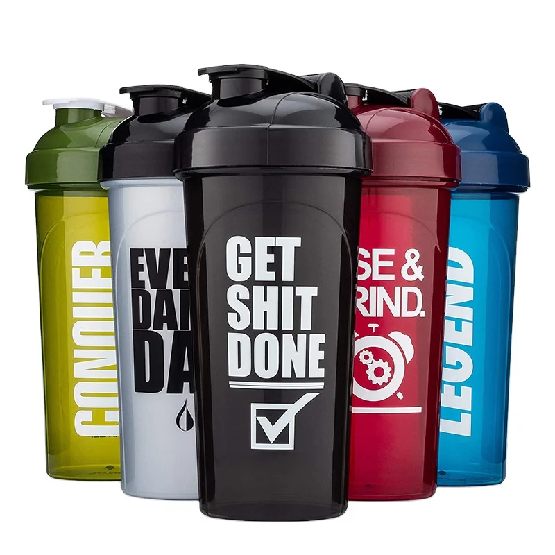 Free Bpa Sport Shakers Protein Insulated Water Bottles Custom Logo Fitness Gym Plastic Shaker