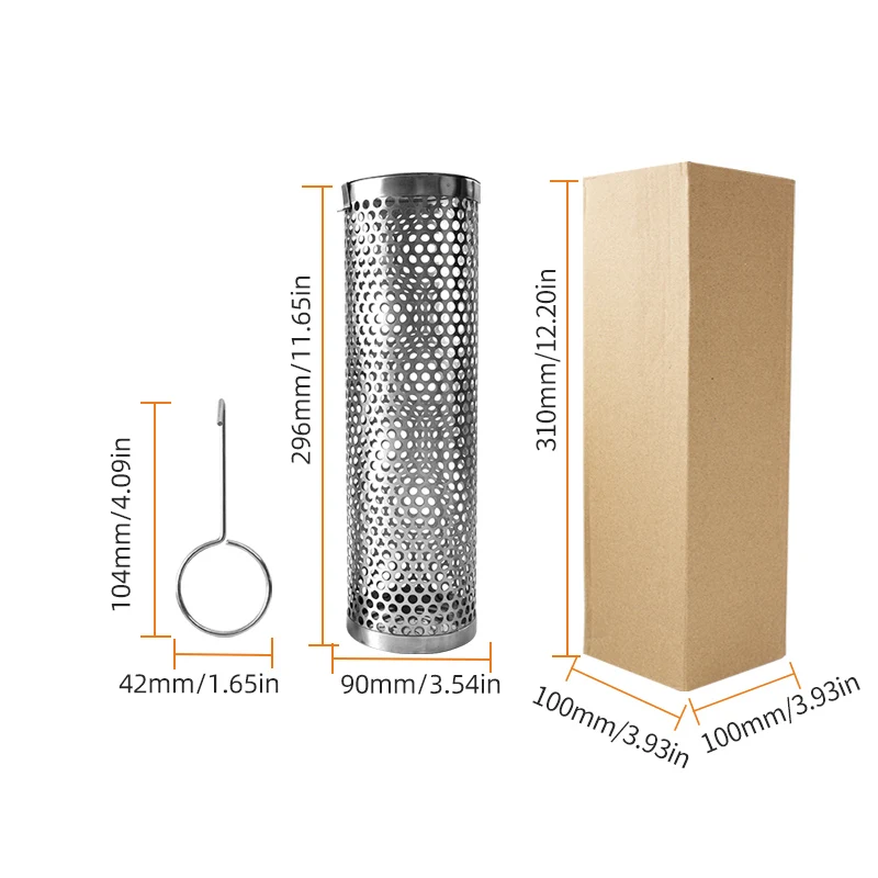 360 Degree Rotation Stainless Steel Barbecue BBQ Grilling Basket