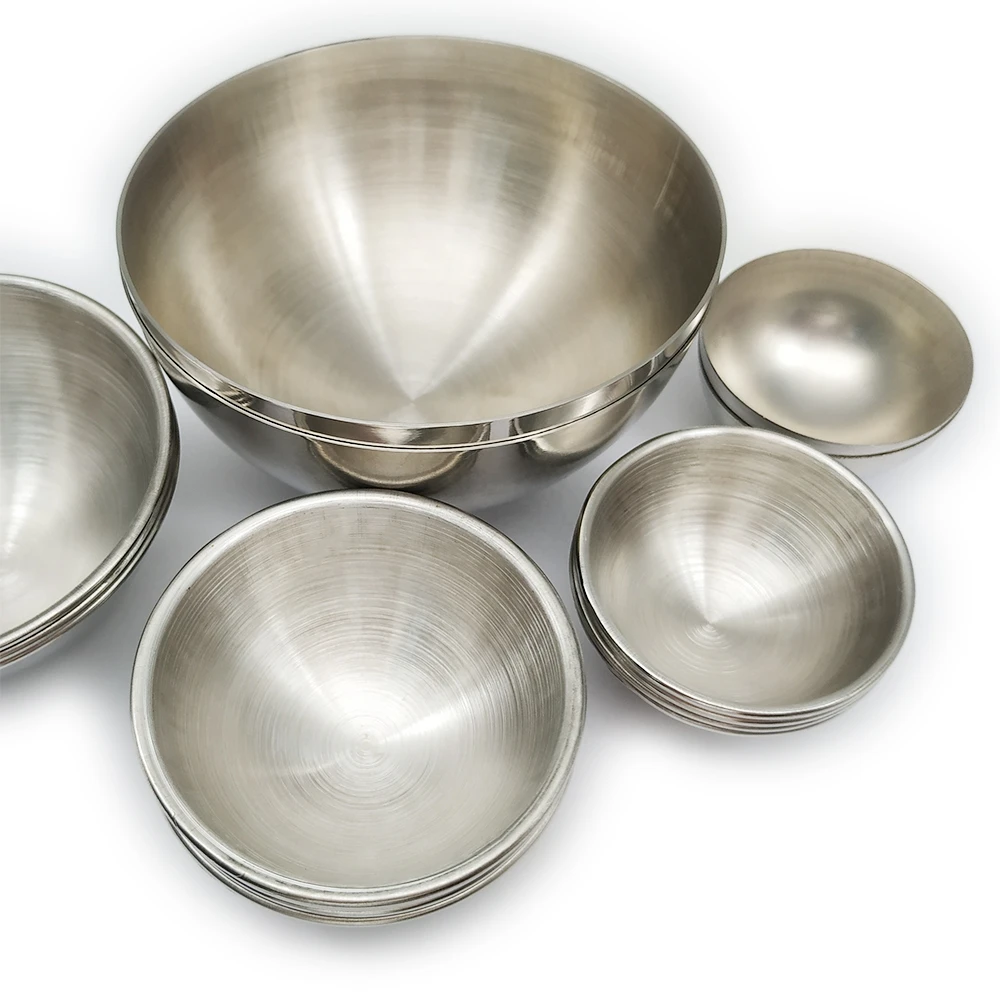 AISI 304 stainless steel hemisphere 50mm 68mm 70mm 76mm hollow half steel ball