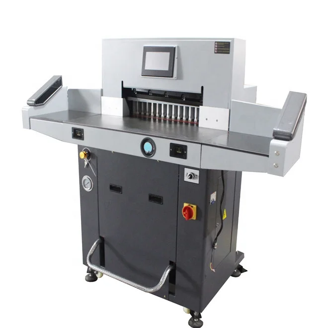 FRONT Customizable Guillotine H720RT A2 A3 Paper Cutter 72cm Hydraulic Programmed  Paper Book Cutting Machine  80mm thickness