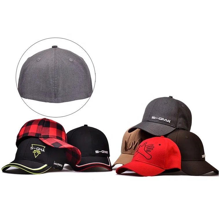 3d embroidery one size fit all running quick dry fit fashion blank wholesale flex custom fitted baseball hat cap