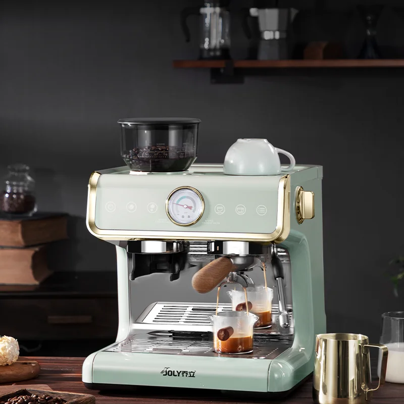 Delonghi Auto Bezzera Machine Coffee Machines Espresso Multifunctional High Quality Green Electric ABS Capuchino Machine 220