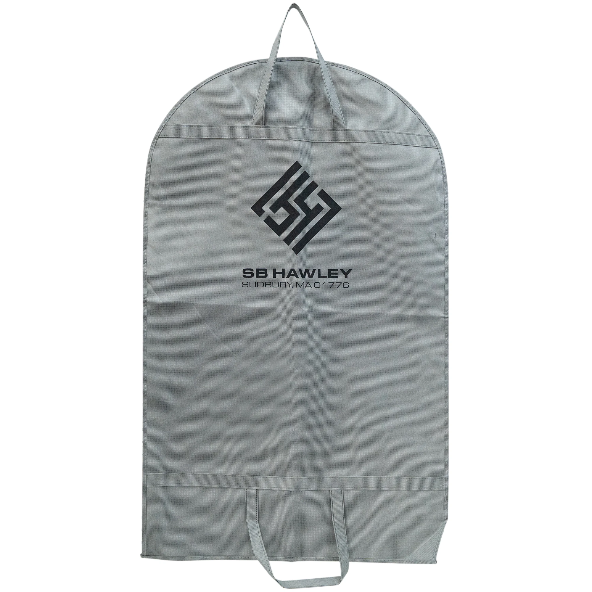Suit Cover Bag Fast Delivery Garment Bag Suit Wedding Cotton Men Clothes Black Customized Logo Item Garment Storage Bag