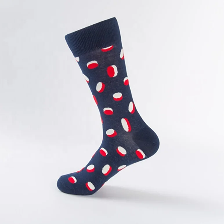 KANGYI Wholesale Satr Pattern Colorful China Ankle Men Long Crew Socks For Men