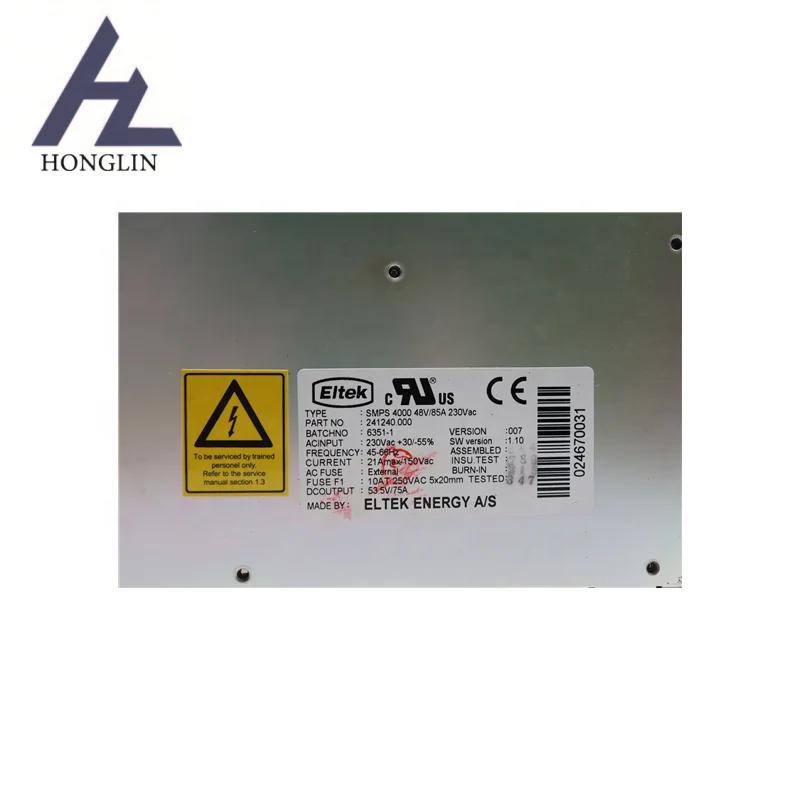 ELTEK switching power supply 48V85A 230VAC adjustable rectifier module ELTEK SMPS4000