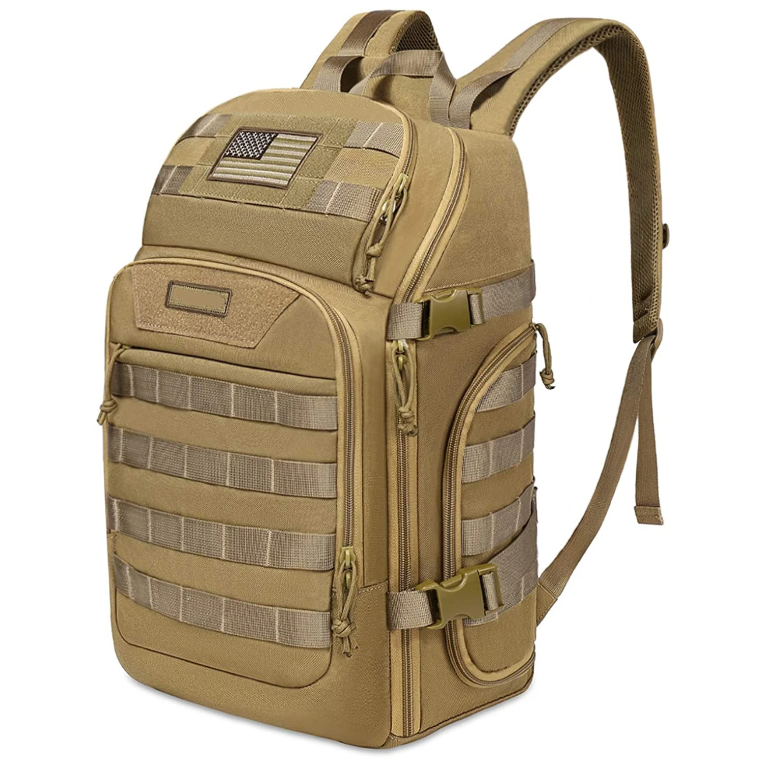 Polyester Tactical Bag Multi-functional Outdoor Backpack 2022 Factory Hot Sale Waterproof Camouflage Unisex Zipper & Hasp 30L