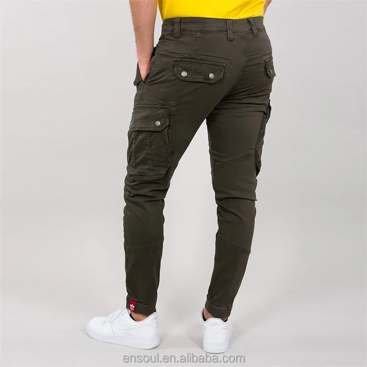 OEM Wholesale customized multi functional pockets mens zipper wide leg streetwear cargo pants