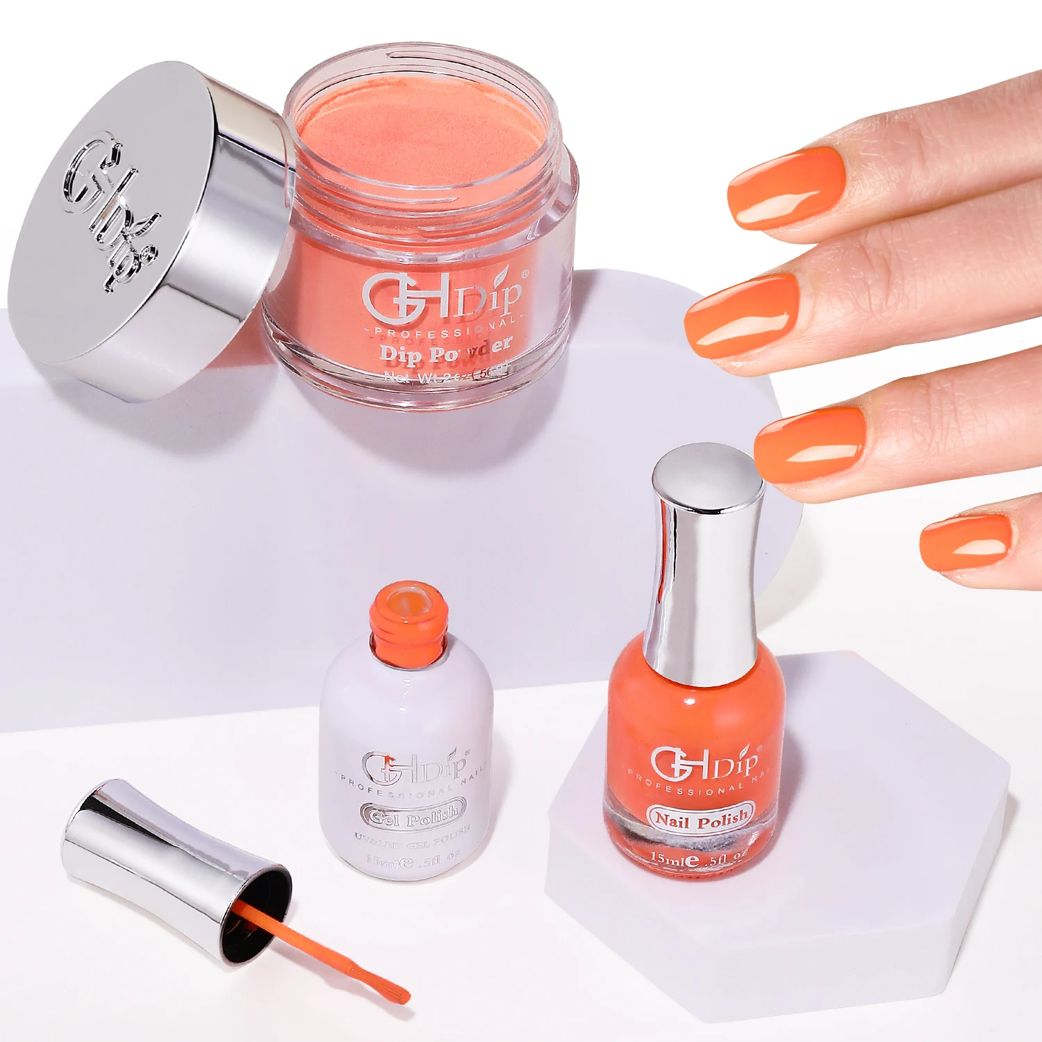 Mood Changing Color Nail 3 in 1 Acrylic Dipping Powder , Fast Drying within 5seconds, No need of Activator to dry
