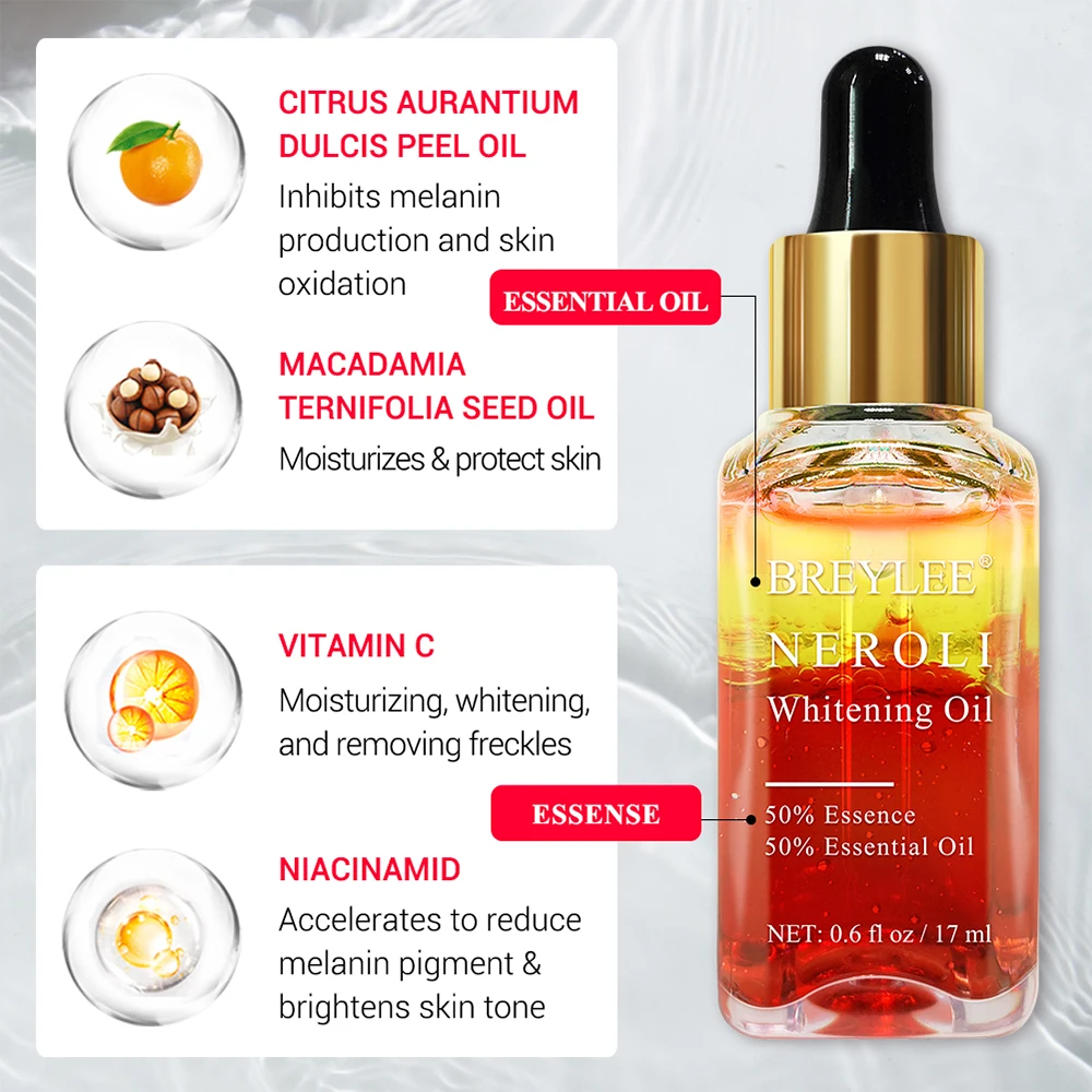 Breylee whitening removal spot  Essential Oil and  Vitamin C Essence face serum