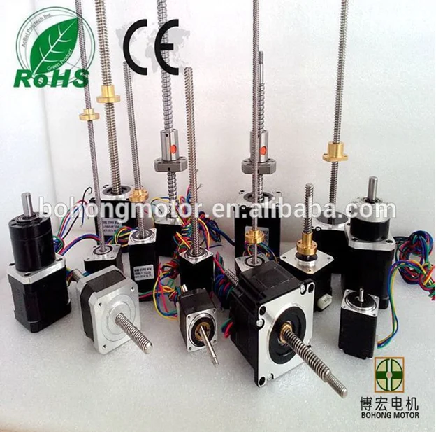 42mm NEMA 17 External Non-captive Lead Screw Stepper Motor Linear Actuator