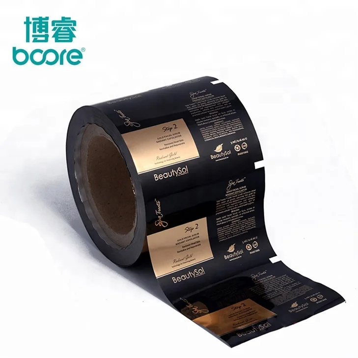 Plastic Printed Laminated Packing Materials  PET/Al/PE Plastic Packaging Film For KFC Tomato Sauce Bags