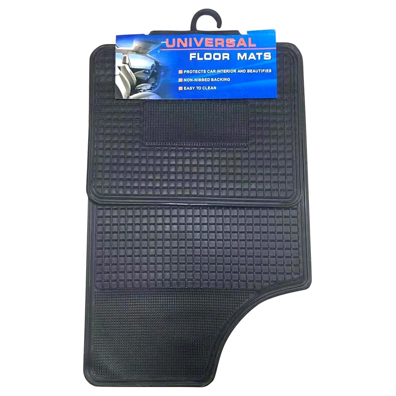Car Foot Mat Automotive Supplies PVC Foot Mats Four-Piece Waterproof Non-Slip Four-Season Universal Foot Mat