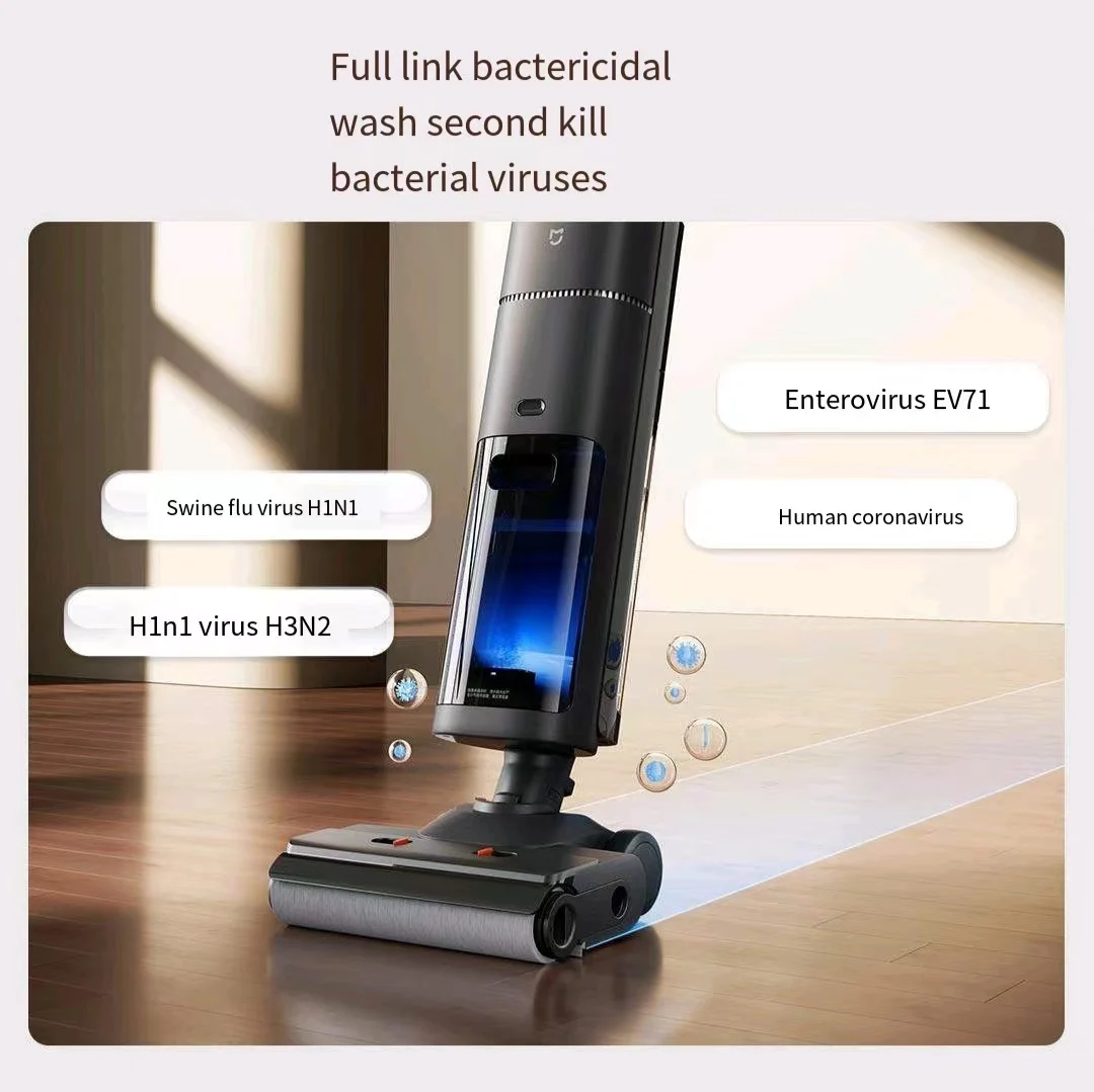 Xiaomi Mijia Wireless Floor Scrubber 3 Pro Household Water Absorbing Vacuum Cleaner D302