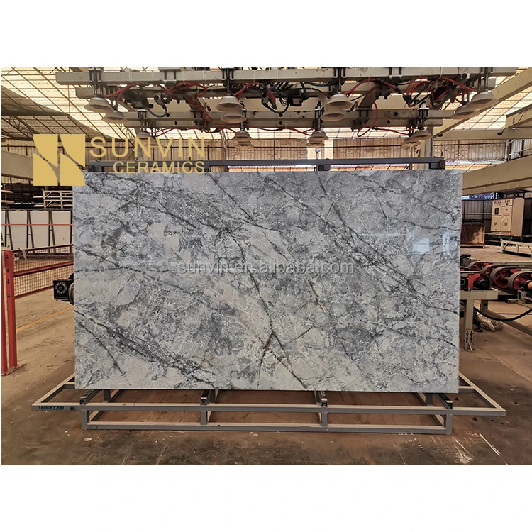 Stone Artificial White Kitchen Counter Top Marble Floor Porcelain Tiles Big Slabs Sintered Stone Aluminum Honeycomb Panel
