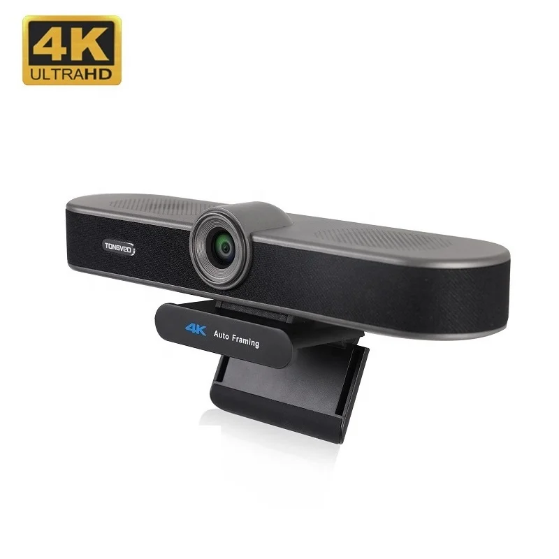 Auto framing eptz conference webcam 4K audio and video conference system web cam conference webcam with microphone