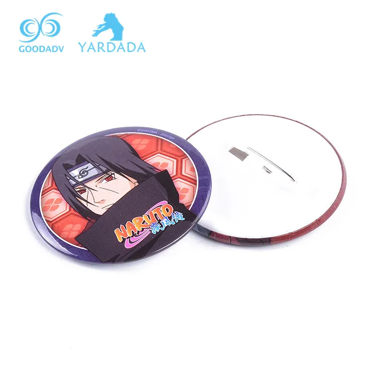GOODADV pin button badge tin metal badge with safety pin