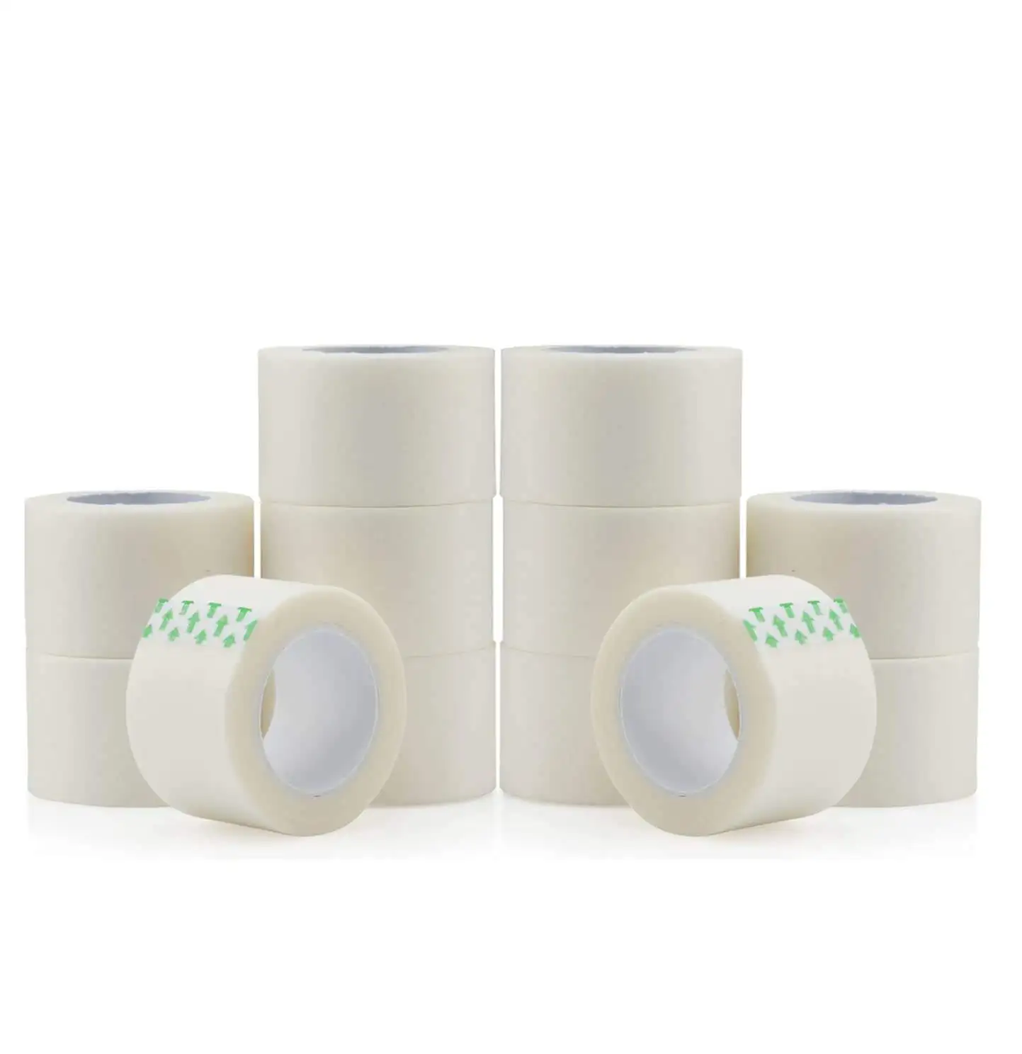 White skin color Adhesive Surgical Microporous Non Woven Paper Medical Non woven Tape with dispenser cutter