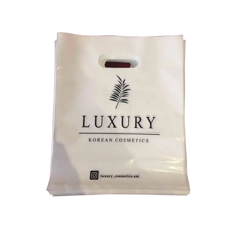 
New CPE Matte Zipper Lock Plastic Packaging Bag Custom Top Customized Logo Time Industrial Surface Pcs Color Printing Handle GUA 