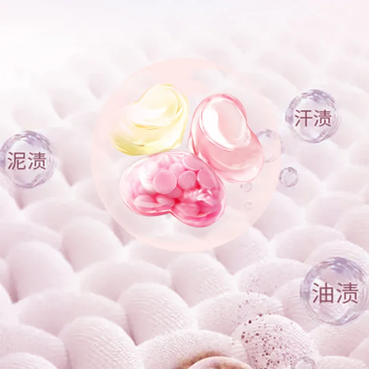 Wholesale Custom Plastic Packaging Bag Machine Wash Lasting Fragrance Detergent Pods Laundry
