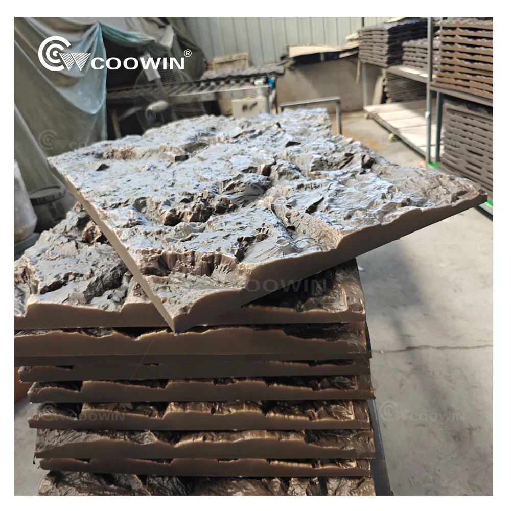 Light Weight Pu Stone Polyurethane Panels For Luxury Hotel Decoration Pu Stone Wall Panel Polyurethane Stone Panel