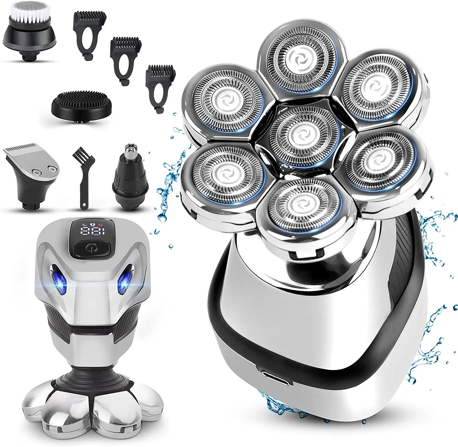 2021 New Product 5 Blade Razor 7D Waterproof Electric Razor for Home Use