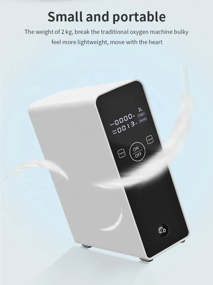  CE ISO portabel oksigen-konsentrator 2l