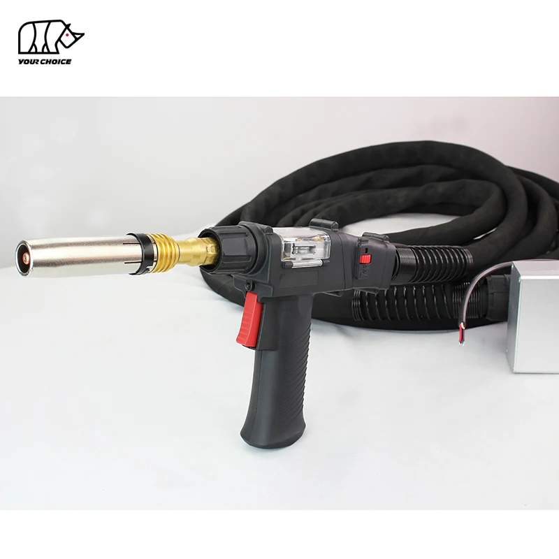 INWELT 2024 CE Gas Cooled 300Amp Euro Aluminum Push Pull MIG Gun for Stainless Steel/MAG/MIG/Al Welding
