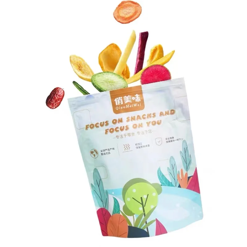Qiaomeiwei 250 г/500 г 10 видов хрустящих фруктов и овощей, сушеные овощи